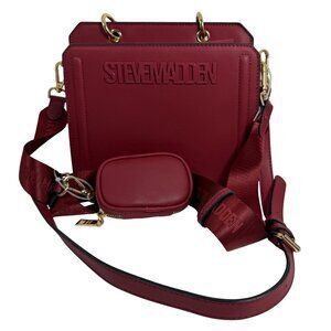 NWOT Steve Madden Bevelyn Convertible Crossbody Top Handle Bag, Bloodstone